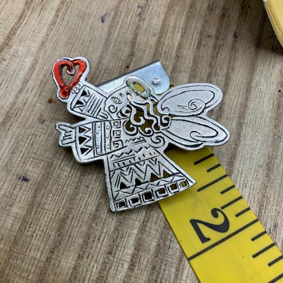 Chico's Angel Pin Silver Tone Brooch Bundle - Picture 2 of 7